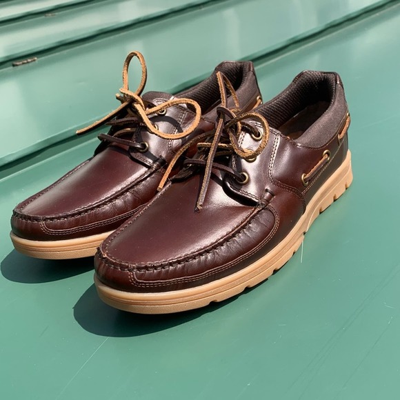Men’s Hotter Ortholite leather lace up boat shoes - Picture 1 of 12